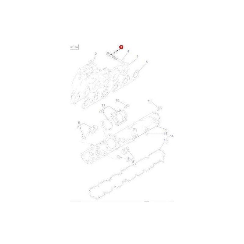 Massey Ferguson Stud Exhaust Manifold - 4225158M1 | OEM | Massey Ferguson parts | Exhaust & Manifold Gaskets-Massey Ferguson-Cylinder Head Components,Cylinder Head Studs & Bolts,Engine & Filters,Engine Parts,Farming Parts,Tractor Parts