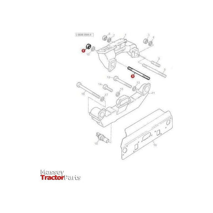Massey Ferguson Stud Exhaust Manifold - 731659M1 | OEM | Massey Ferguson parts | Exhaust & Manifold Gaskets-Massey Ferguson-Cylinder Head Components,Cylinder Head Studs & Bolts,Engine & Filters,Engine Parts,Farming Parts,Tractor Parts