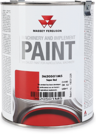 Super Red Paint 1lts - 3620501M5 - Massey Tractor Parts