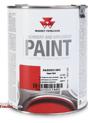 Super Red Paint 1lts - 3620501M5 - Massey Tractor Parts
