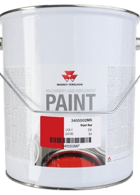 Super Red Paint 5lts - 3405502M6 - Massey Tractor Parts