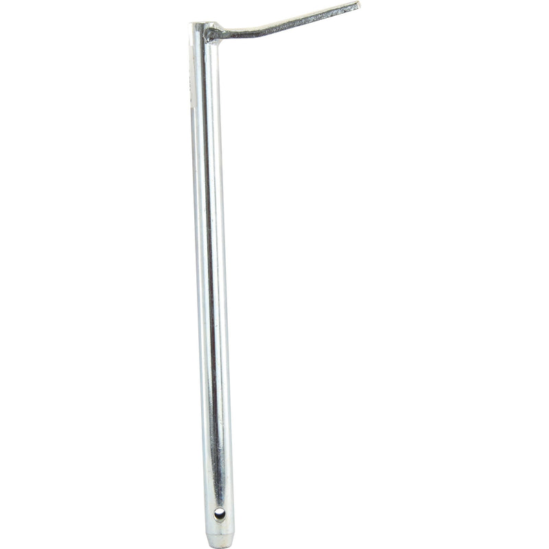 Close-up of a silver swing drawbar hinge pin, measuring 19x297mm, with a slightly angled top and a hole at the bottom, reminiscent of the sturdy design you might find in reliable equipment like those under the Sparex Brand (Sparex Part No.S.2731).