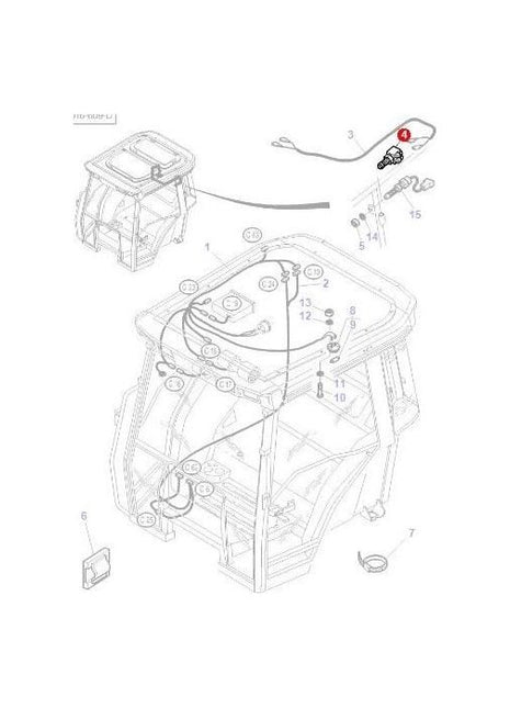 Switch Indirect - 3909718M1 - Massey Tractor Parts