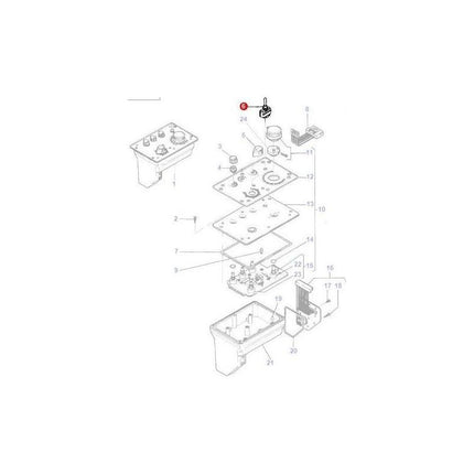 Massey Ferguson Switch Lift - 3388348M93 | OEM | Massey Ferguson parts | Engine Electrics and Instruments-Massey Ferguson-Farming Parts,Hydraulic Lift Components,Hydraulics,Tractor Hydraulic,Tractor Parts