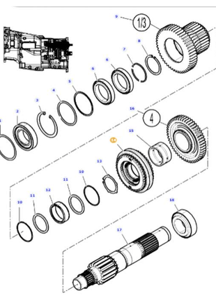 Massey Ferguson Synchro Unit - 4302873M93 | Massey Parts-Massey Ferguson-Axles & Power Train,Farming Parts,Synchro Components,Tractor Parts,Transmission