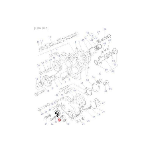 Tacho Drive - 1853144M1 - Massey Tractor Parts