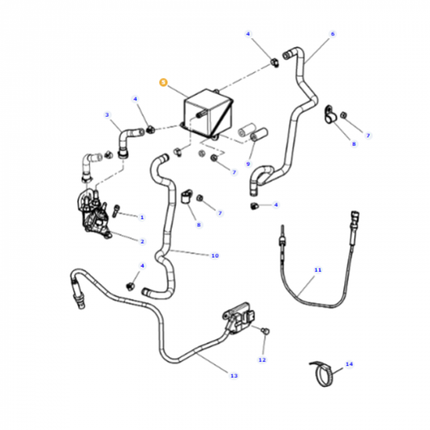 Tank - 4380934M1 - Massey Tractor Parts