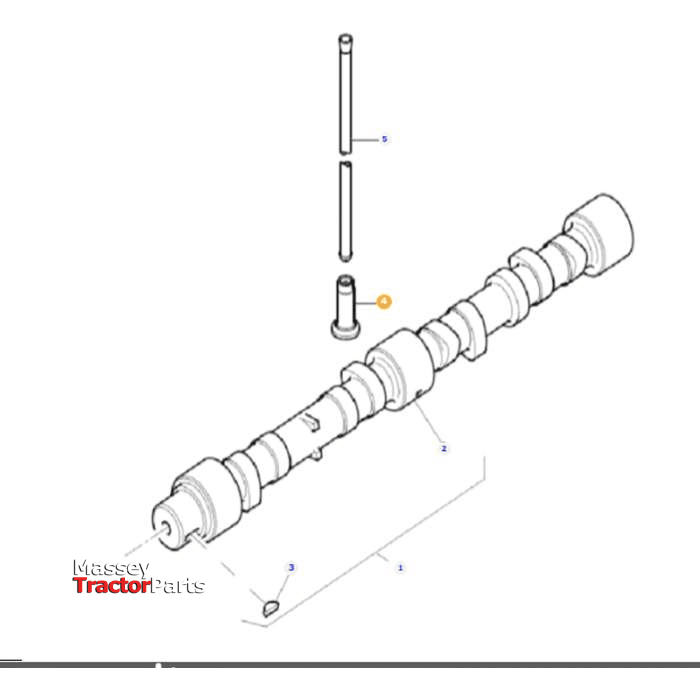 Massey Ferguson Tappet - 4226515M1 | OEM | Massey Parts-Massey Ferguson-