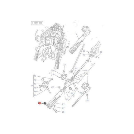 Massey Ferguson Tappet Plate - 3616235M3 | OEM | Massey Ferguson parts | Linkage-Massey Ferguson-Farming Parts,Levelling Boxes & Components,Linkage,PTO & Linkage,Replacement Components,Tractor Parts