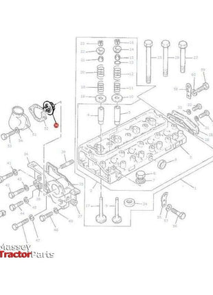 Massey Ferguson Thermostat - 1446165M91 | OEM | Massey Ferguson parts | Thermostat-Massey Ferguson-Cooling Parts,Engine & Filters,Farming Parts,Thermostats,Tractor Parts