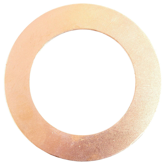 A flat, circular thrust washer with a smooth, metallic surface and a central hole, ideal for use in Planetary Gear systems. Product name: Thrust Washer | Sparex Part No.S.42020 by Sparex.