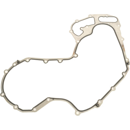 Image of the Timing Cover Gasket | Sparex Part No.S.118829, a complex, irregularly shaped metallic gasket designed for Perkins engine sealing applications by the brand Sparex.