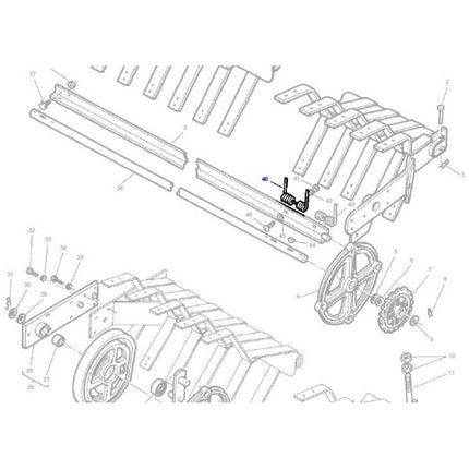 Tine - 585136M1 - Massey Tractor Parts
