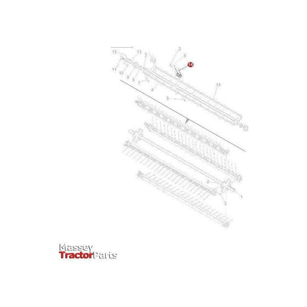Tine - 700714826-Massey Ferguson-Baler,Cultivation,Farming Parts,Harvesting & Cutting,Hay Rake,Loader,Machinery,Machinery Parts,On Sale,Pick Up,Tillage,Tines,Tractor Parts