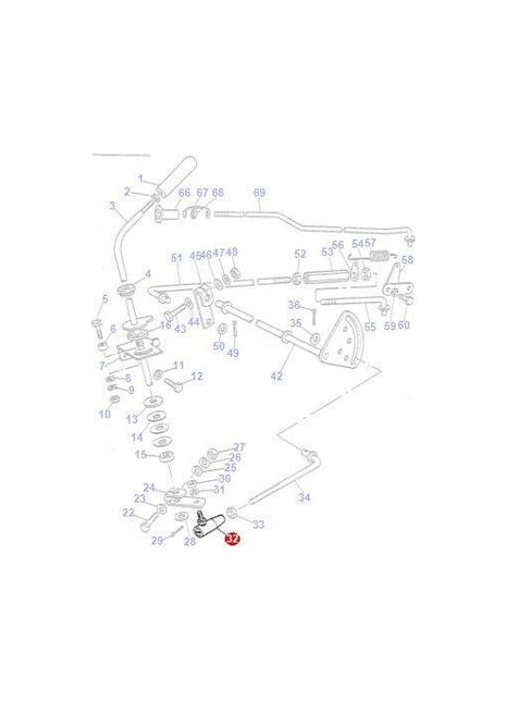 Toggle - 3040796M1 - Massey Tractor Parts