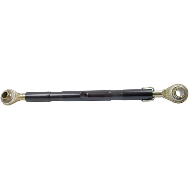 The Top Link (Cat.2/2) Ball and Ball, 1 1/16'', with a minimum length of 610mm (S.16066) from Sparex, is an adjustable heavy-duty turnbuckle with brass ends that is ideal for tensioning and length adjustments in various mechanical and structural applications, including use as a tractor part for Massey Ferguson.