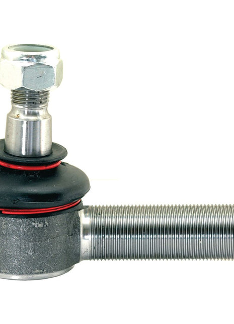 Close-up of the Sparex Track Rod, model S.63242, measuring 105mm in length, showcasing a metal tie rod end with a threaded shaft and ball joint, featuring an M16 x 1.5 male thread, commonly used in automotive steering systems.