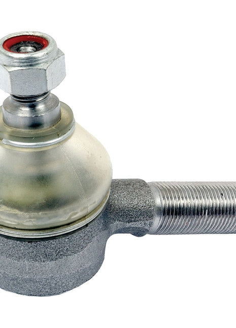 The Sparex Track Rod, S.40167, is an 80mm metal rod end bearing with a threaded shaft (11/16" x 18tpi male thread - straight) and a hexagonal nut on top, featuring a ball joint encased in a rounded housing. It is perfectly suitable for various Sparex applications.