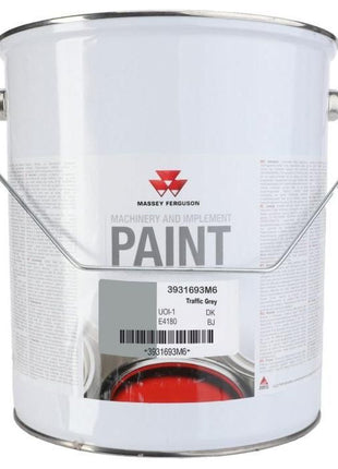 Traffic Grey Paint 5lts - 3931693M6 - Massey Tractor Parts