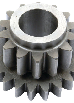 A close-up image of a metal gear with multiple teeth, reminiscent of the Transmission Gear Reverse Idler (Sparex Part No. S.43444) used in Massey Ferguson machinery, highlighting its mechanical precision and the quality associated with the Sparex brand.