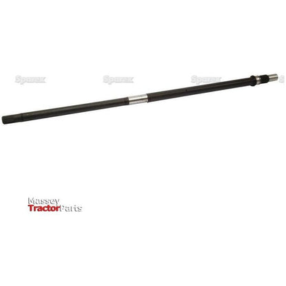 A long, cylindrical tractor part with ridges at one end and the text "Sparex" in the bottom left corner, resembling a Transmission PTO Output Shaft | Sparex Part No.S.65880.