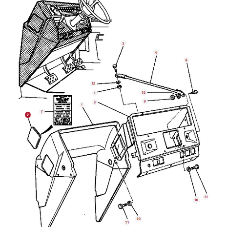 Massey Ferguson - Trap - 3385392M1 - Farming Parts