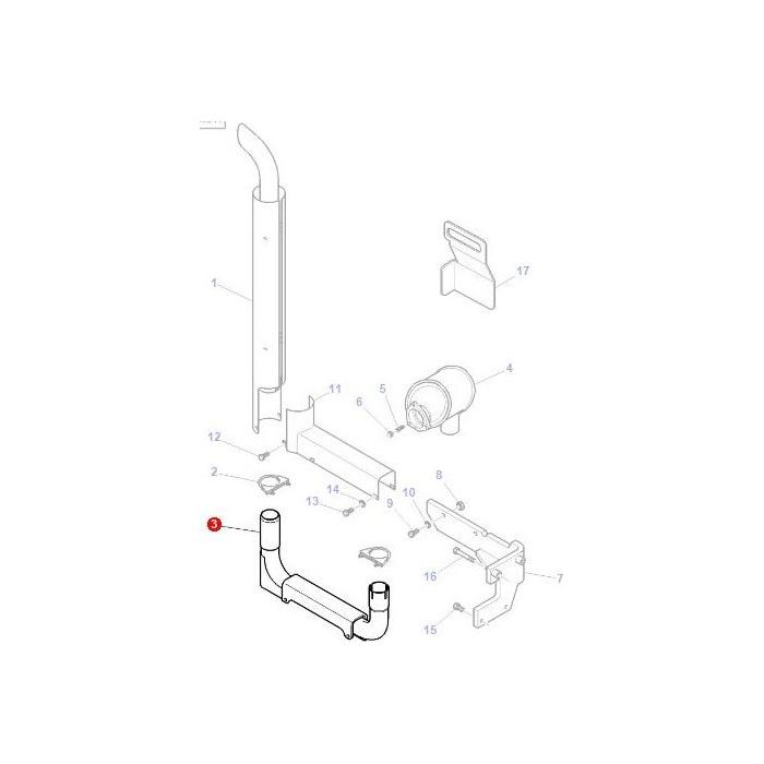 Tube - 4272146M1 - Massey Tractor Parts