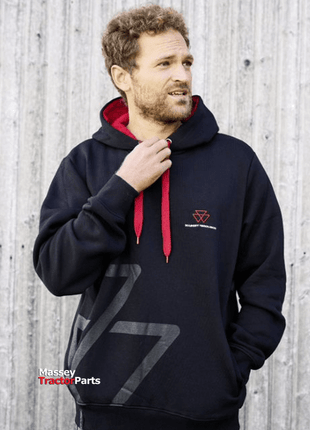 Massey Ferguson - Unisex Black Hoodie -  X993442209 - Farming Parts