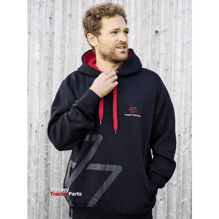 Massey Ferguson - Unisex Black Hoodie -  X993442209 - Farming Parts