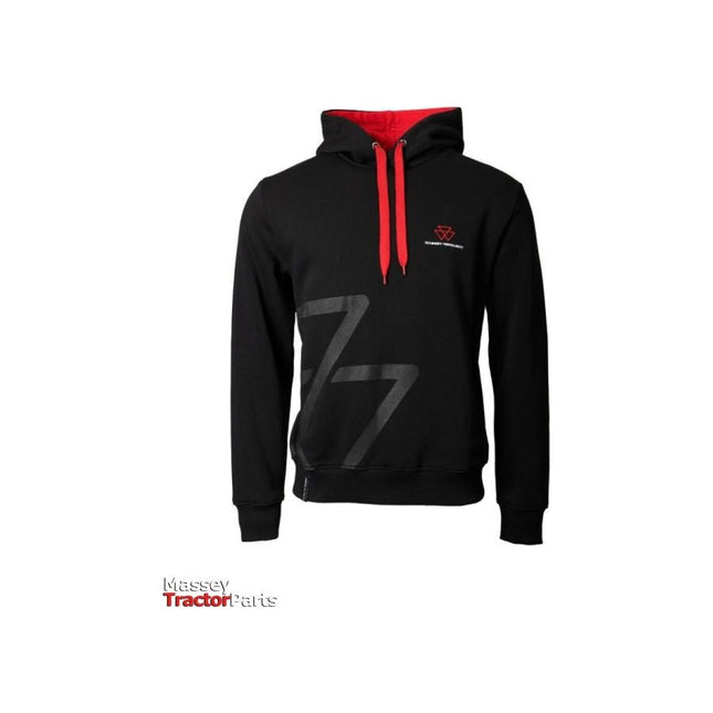 Massey Ferguson - Unisex Black Hoodie -  X993442209 - Farming Parts