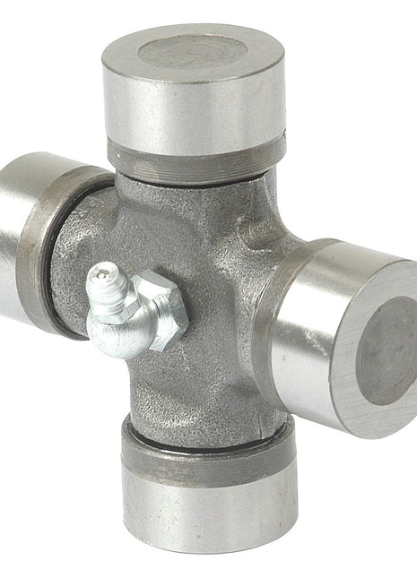 The Sparex Universal Joint - 30.2 x 92mm (Standard Duty), featuring four cylindrical ends and a central grease fitting, is available through Sparex under Part No. S.22588.