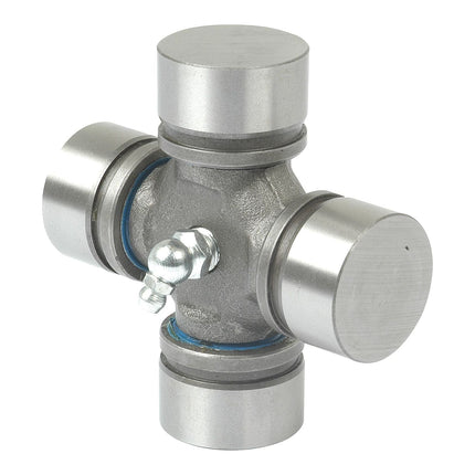 The Sparex Universal Joint - 34 x 90mm (Standard Duty) | Sparex Part No.S.2446 features four cylindrical ends with bearings and is secured by a circlip.