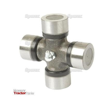The Sparex Universal Joint - 35 x 94mm (Standard Duty), identified by Sparex Part No. S.2499, boasts four cylindrical ends and a central greasing point. It adheres to the Sparex Standard and is showcased against a white background.