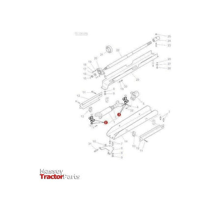 Massey Ferguson Universal Joint - 3903646M1 | OEM | Massey Ferguson parts | Axles & Power Transmission-Massey Ferguson-4WD Parts,Axles & Power Train,Drive Shafts & Gears,Farming Parts,Front Axle & Steering,Tractor Parts,Transmission,Universal Joints