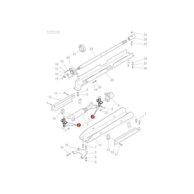 Universal Joint - 3903646M1 - Massey Tractor Parts