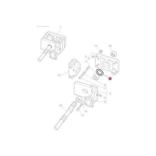 Washer - 1664589M1 - Massey Tractor Parts