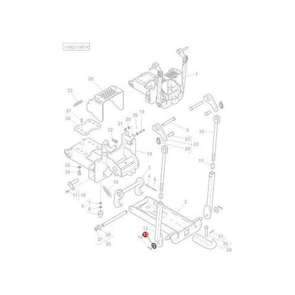 Washer - 3019558X1 - Massey Tractor Parts