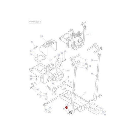 Massey Ferguson Washer - 3019558X1 | OEM | Massey Ferguson parts | Hitch Kits & Components-Massey Ferguson-Cab Glass & Glazing Tools,Cabin & Body Panels,Containers & Storage,Engine & Filters,Farming Parts,Fuel Delivery Parts,Injectors & Nozzles,Parts Washers,Rear,Screws & Fasteners,Towing & Fasteners,Tractor Parts,Washers,Workshop & Merchandising,Workshop Equipment