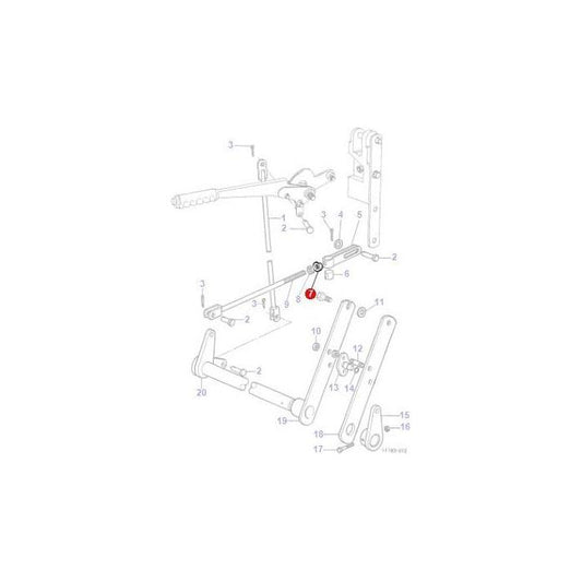 Washer - 884750M1 - Massey Tractor Parts