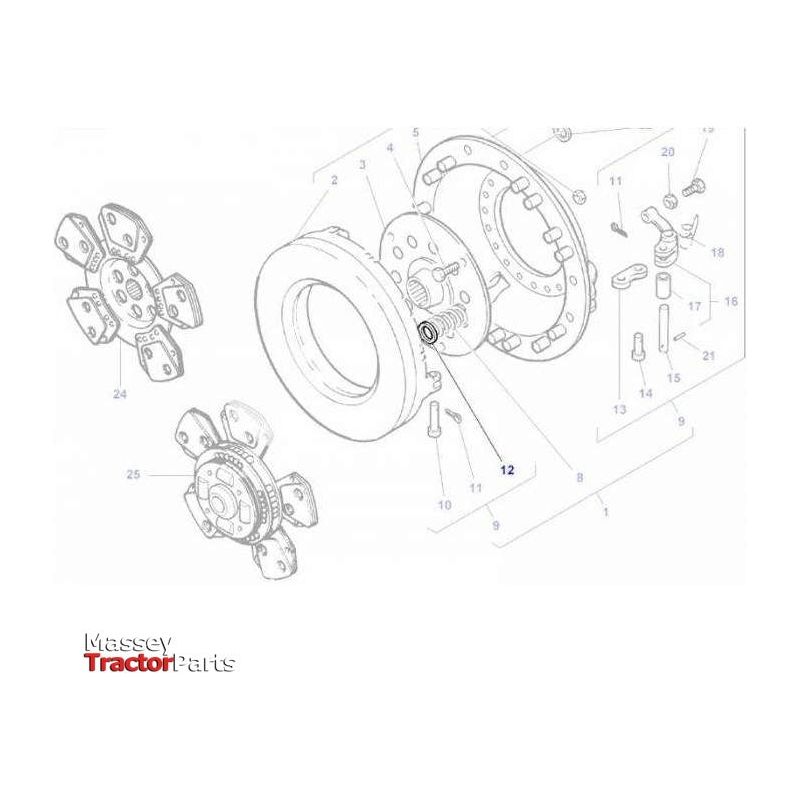 Massey Ferguson Washer Fibre - 1753751M2 | OEM | Massey Ferguson parts | Clutch-Massey Ferguson-Axles & Power Train,Clutches & Flywheels,Containers & Storage,Engine & Filters,Farming Parts,Fuel Delivery Parts,Injectors & Nozzles,Parts Washers,Screws & Fasteners,Towing & Fasteners,Tractor Parts,Washers,Workshop & Merchandising,Workshop Equipment