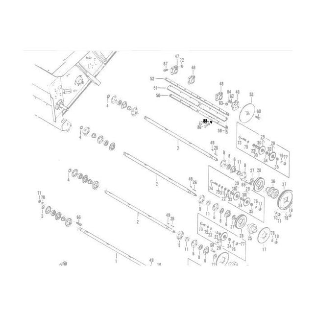 Washer Flat M12 - 365671X1 - Massey Tractor Parts