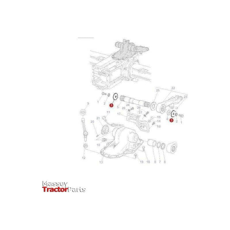 Massey Ferguson Washer Lift Shaft - 3793507M1 | OEM | Massey Ferguson parts | Linkage-Massey Ferguson-Containers & Storage,Engine & Filters,Farming Parts,Fuel Delivery Parts,Hydraulic Lift Components,Hydraulics,Injectors & Nozzles,Parts Washers,Screws & Fasteners,Towing & Fasteners,Tractor Hydraulic,Tractor Parts,Washers,Workshop & Merchandising,Workshop Equipment