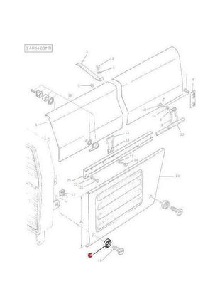 Massey Ferguson Washer Plastic - 3595613M1 | OEM | Massey Ferguson parts | Bonnets-Massey Ferguson-Bonnets & Components,Cabin & Body Panels,Containers & Storage,Engine & Filters,Farming Parts,Fuel Delivery Parts,Injectors & Nozzles,Panels,Parts Washers,Screws & Fasteners,Towing & Fasteners,Tractor Body,Tractor Parts,Washers,Workshop & Merchandising,Workshop Equipment