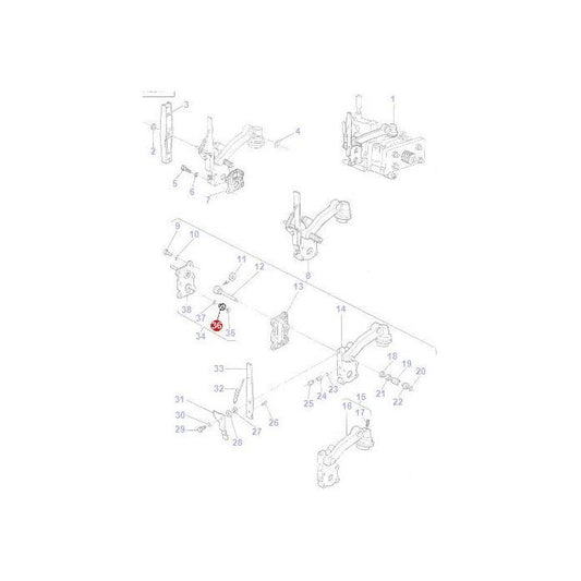 Washer Strainer Unit - 377499X1 - Massey Tractor Parts