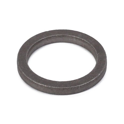 The AGCO Massey Ferguson - Washer Strainer Unit - 377499X1 features a plain metal washer with a circular shape and smooth surface, ideal for use in Massey Ferguson tractor parts.