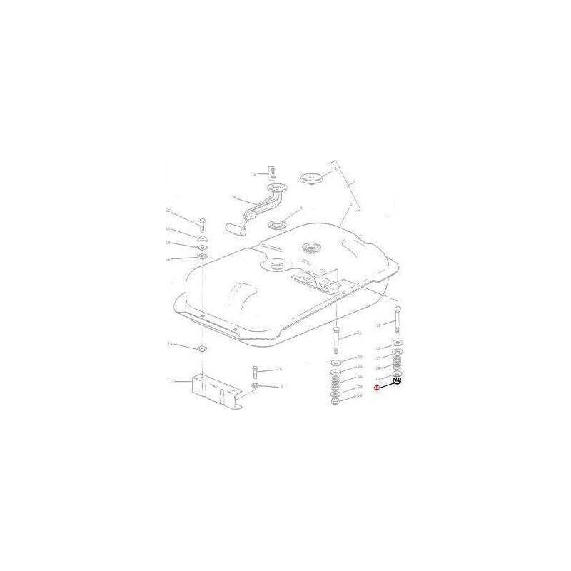 Massey Ferguson Washer Tank Mount - 890486M1 | OEM | Massey Ferguson parts | Fuel Tanks-Massey Ferguson-Cooling Parts,Engine & Filters,Farming Parts,Tractor Parts,Water Tanks