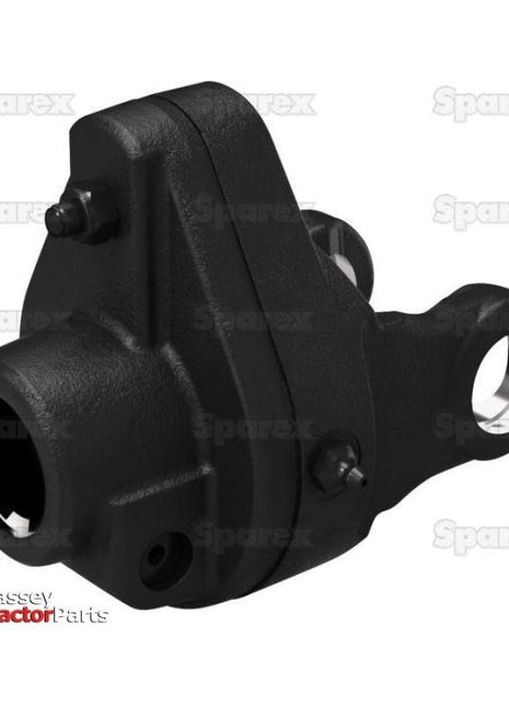 A PTO Shearbolt Clutch featuring multiple bolt holes and a cylindrical opening, displayed against a white background with the "Sparex" and "Massey Tractor Parts" logos, suitable for various applications. This mechanical component is identified by its U/J Size of 30.2 x 92mm and a spline size of 1 3/8''-21. Model number: S.28506.