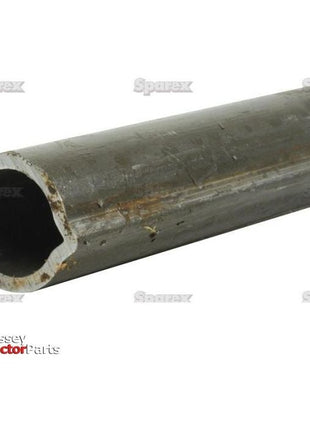 Close-up of a metal PTO tube with a lemon profile, measuring 3 meters in length, against a plain white background. The words "Massey Tractor Parts" and "Sparex" are visible on the outer tube.
