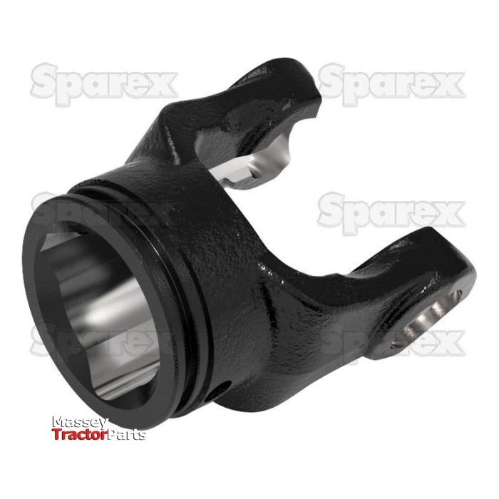 PTO Tube Yoke (U/J Size: 30.2 x 79.4mm) Profile: Triangle, Size: 51.6 x 3mm, Ref: 12510.
 - S.117988 - Farming Parts
