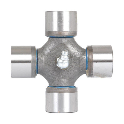 A Weasler Universal Joint - 30.2 x 92mm (Standard Duty) from Sparex (Part No.S.72449), featuring four cylindrical ends and a central grease fitting.